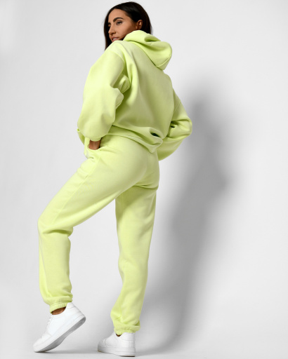 Теплий жовтий спортивний костюм 52673, Колір: Жовтий, Розмір: S, зображення 3