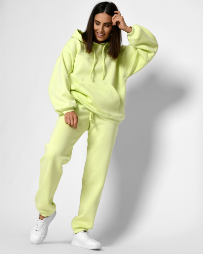 Теплий жовтий спортивний костюм 52673, Колір: Жовтий, Розмір: S, зображення 5