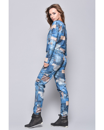 Спортивний костюм Letta -339-2 32965, Колір: Синій, Розмір: XS, зображення 2