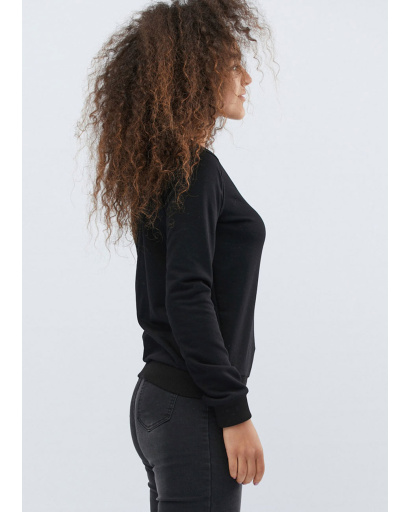 Жіночий світшот чорного кольору 31976, Колір: Чорний, Розмір: XS, зображення 2