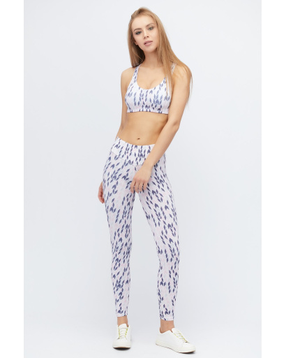 Легінси для занять у спортзалі 33119, Колір: Сірий, Розмір: XS, зображення 2