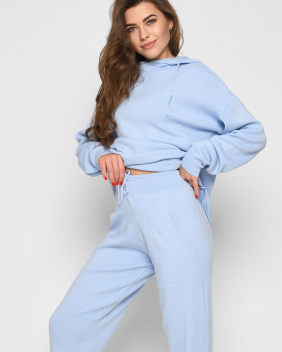 Демісезонний блакитний спортивний костюм 52082, Колір: Блакитний, Розмір: ONE SIZE, зображення 2