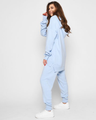 Демісезонний блакитний спортивний костюм 52082, Колір: Блакитний, Розмір: ONE SIZE, зображення 6