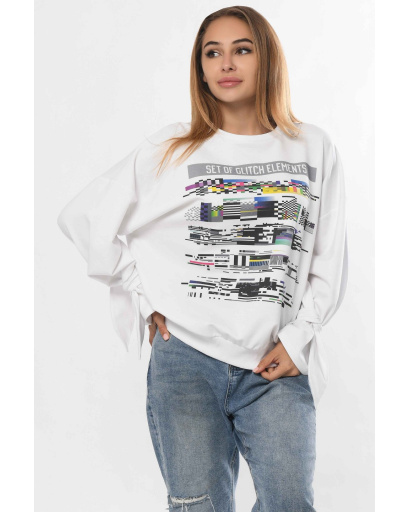 Свитшот Carica SV-7584-3-0045 36302, Цвет: Белый, Размер: XS, изображение 2