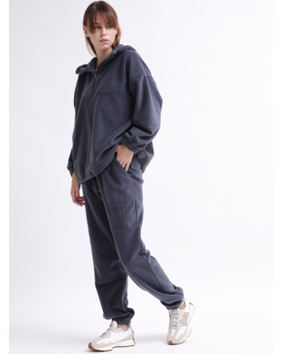 Женский графитовый флисовый костюм 55858, Цвет: Графит, Размер: S, изображение 4