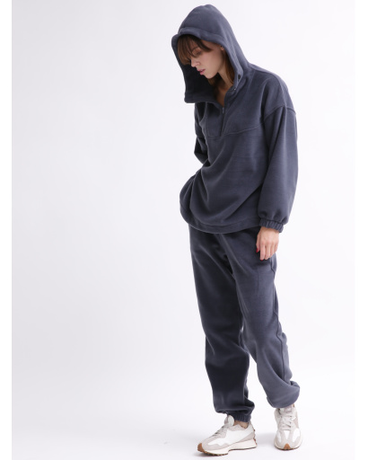 Женский графитовый флисовый костюм 55858, Цвет: Графит, Размер: S, изображение 7