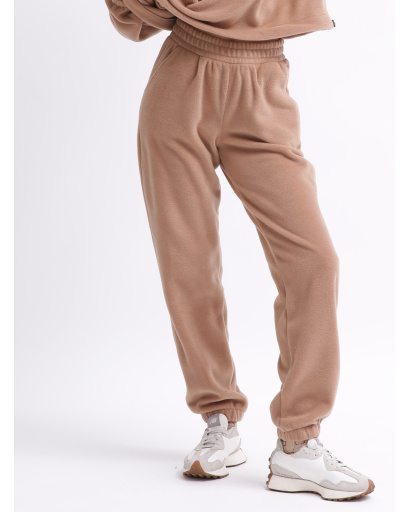 Женский бежевый флисовый костюм 55859, Цвет: Т. бежевый, Размер: L, изображение 6