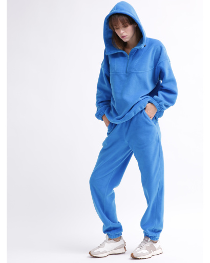 Жіночий синій флісовий костюм 55860, Колір: Синій, Розмір: S, зображення 7