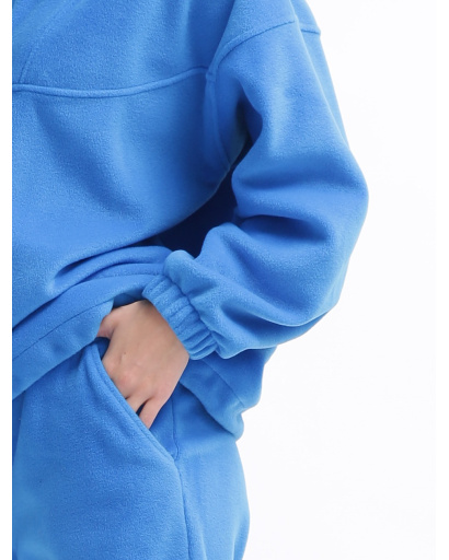 Жіночий синій флісовий костюм 55860, Колір: Синій, Розмір: S, зображення 8