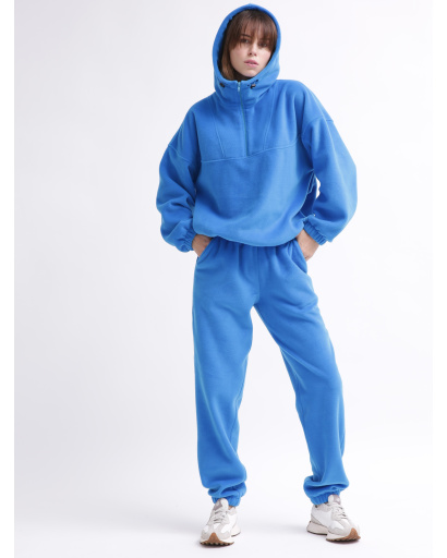 Жіночий синій флісовий костюм 55860, Колір: Синій, Розмір: S, зображення 11