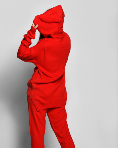 Демісезонний червоний спортивний костюм 55137, Колір: Червоний, Розмір: ONE SIZE, зображення 2