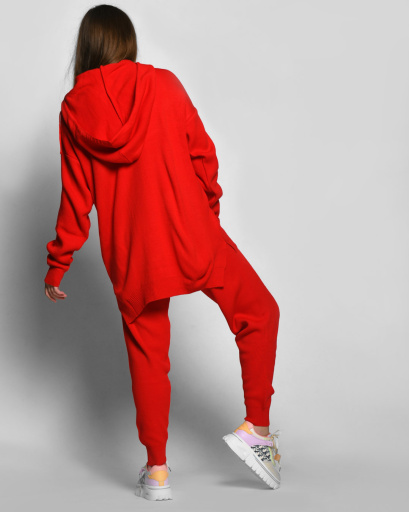 Демісезонний червоний спортивний костюм 55137, Колір: Червоний, Розмір: ONE SIZE, зображення 3