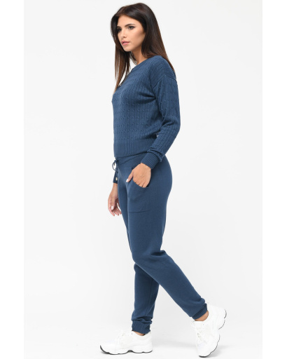 Трикотажный спортивный костюм Carica -31321-35 34168, Цвет: Джинс, Размер: ONE SIZE, изображение 3