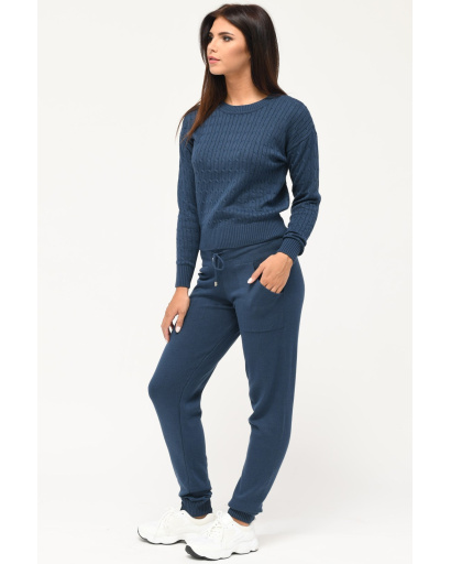 Трикотажный спортивный костюм Carica -31321-35 34168, Цвет: Джинс, Размер: ONE SIZE, изображение 4