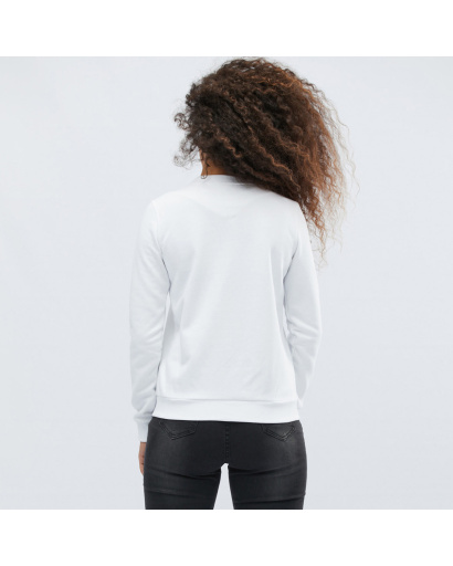 Женский белый свитшот 38167, Цвет: Белый, Размер: XS, изображение 3