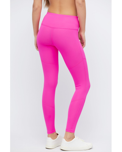 Малинові спортивні легінси на застібці 32937, Колір: Малина, Розмір: M, зображення 3