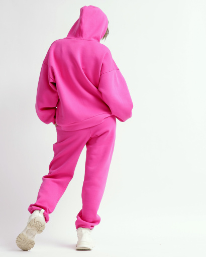 Теплий малиновий спортивний костюм 55435, Колір: Малина, Розмір: M, зображення 4