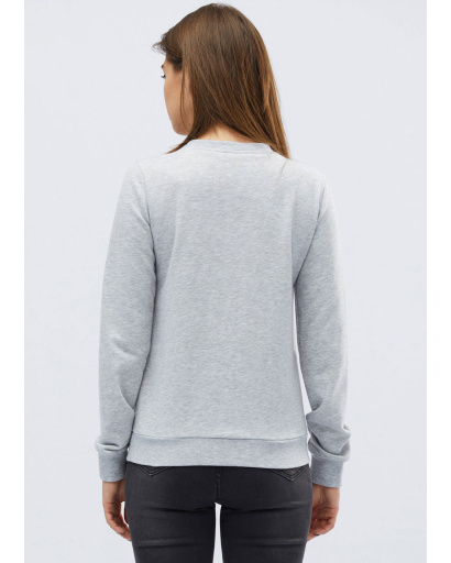 Женский свитшот серого цвета 31975, Цвет: Серый, Размер: XS, изображение 3