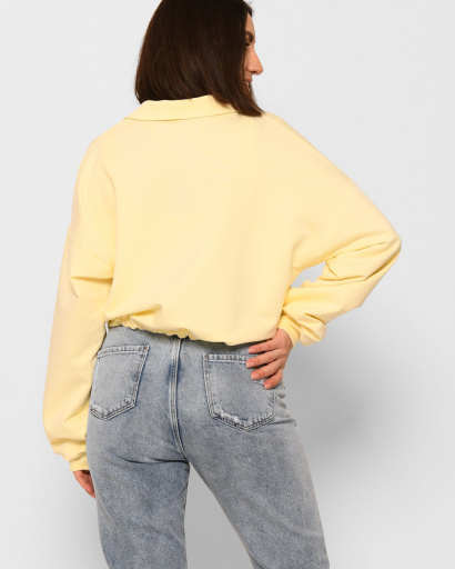 Желтый жакет на пуговицах 44942, Цвет: Жёлтый, Размер: L, изображение 4