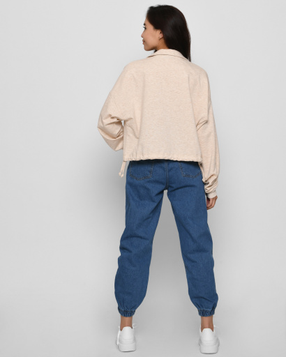 Модный бежевый жакет 44947, Цвет: Бежевый, Размер: L, изображение 6