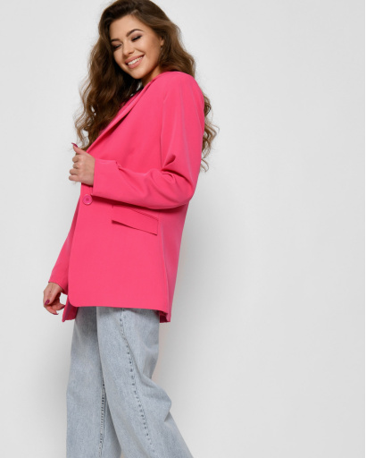 Свободный розовый пиджак 48564, Цвет: Розовый, Размер: L, изображение 6