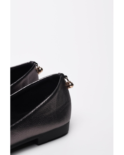 Стильные женские балетки 35247, Цвет: Черный, Размер: 38, изображение 3