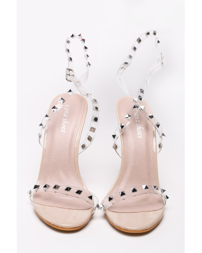 Стильные босоножки на летний сезон 35255, Цвет: Бежевый, Размер: 37, изображение 2