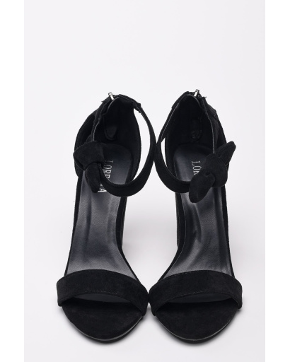 Черные летние босоножки 35259, Цвет: Черный, Размер: 39, изображение 2