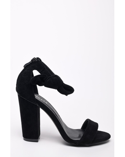 Черные летние босоножки 35259, Цвет: Черный, Размер: 39, изображение 3