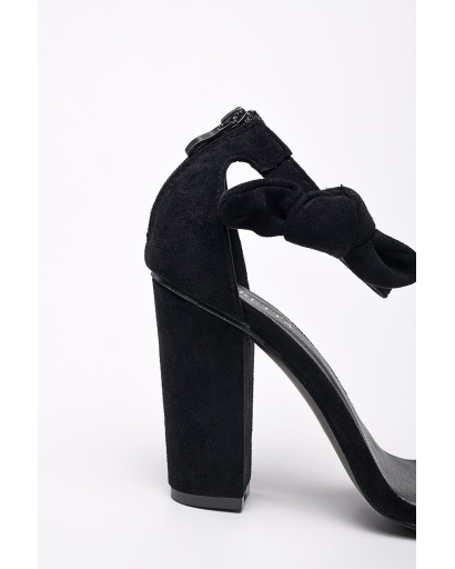 Черные летние босоножки 35259, Цвет: Черный, Размер: 39, изображение 5