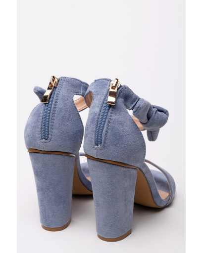 Голубые летние босоножки 35261, Цвет: Голубой, Размер: 38, изображение 4