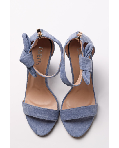 Голубые летние босоножки 35261, Цвет: Голубой, Размер: 38, изображение 5