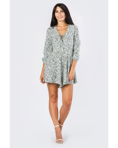 Літній молочний комбінезон 33941, Колір: Молочний, Розмір: M, зображення 2