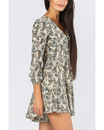 Летний кремовый комбинезон 33942, Цвет: Молочний, Размер: XS, изображение 3