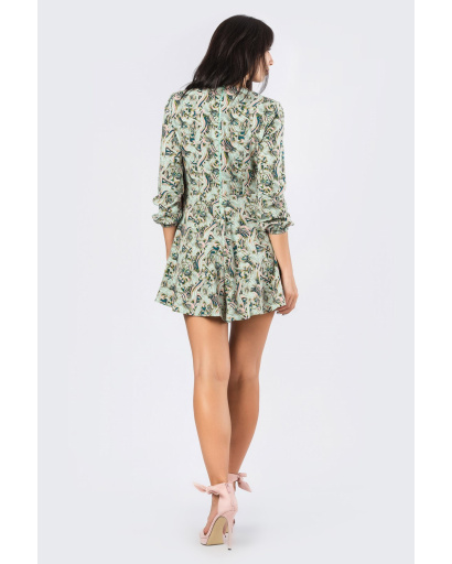 Летний мятный комбинезон 33943, Цвет: Мята, Размер: XS, изображение 3