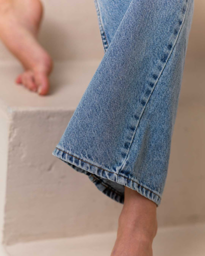 Голубые джинсы эспаньолы 55801, Цвет: Голубой, Размер: XS, изображение 8