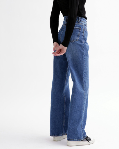 Синие джинсы эспаньолы 55802, Цвет: Синий, Размер: XS, изображение 2