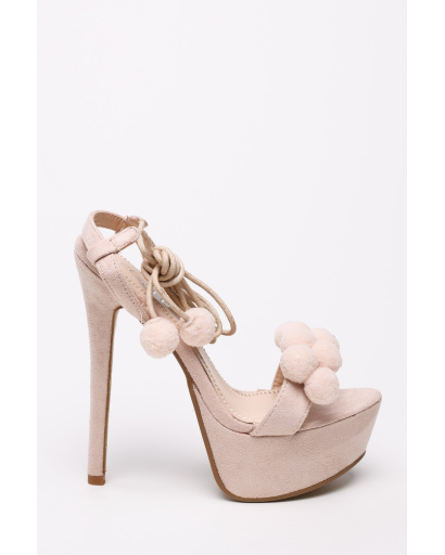 Стильные замшевые босоножки с украшением 35251, Цвет: Бежевый, Размер: 37, изображение 5