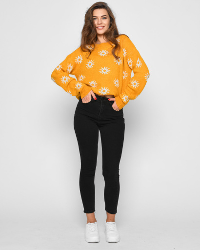 Черные женские джинсы скинни 52109, Цвет: Черный, Размер: 27, изображение 3