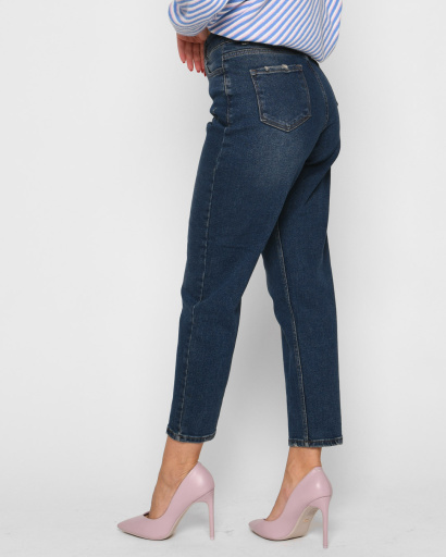 Винтажные джинсы баллоны 52112, Цвет: Синий, Размер: 25, изображение 3