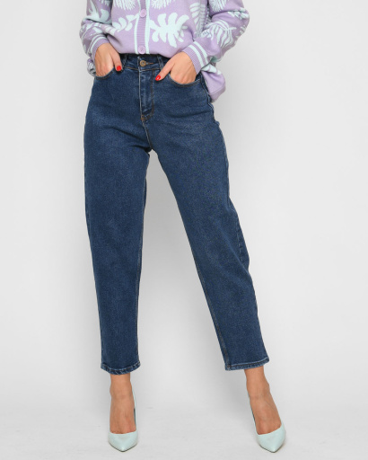 Классические джинсы-бананы 52113, Цвет: Синий, Размер: 25, изображение 2