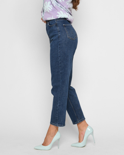 Классические джинсы-бананы 52113, Цвет: Синий, Размер: 25, изображение 3