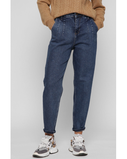 Стильные синие джинсы мом 38620, Цвет: Темно-синий, Размер: 28, изображение 2