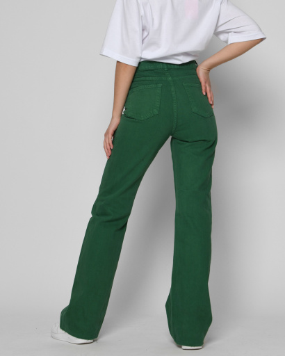 Зеленые джинсы эспаньолы 55107, Цвет: Зеленый, Размер: 26, изображение 5