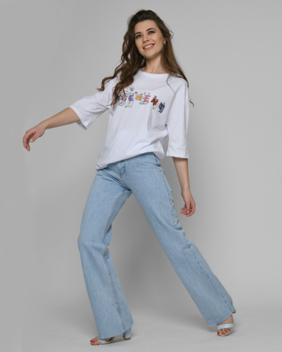 Блакитні джинси еспаньйоли 55110, Колір: Блакитний, Розмір: 26, зображення 3