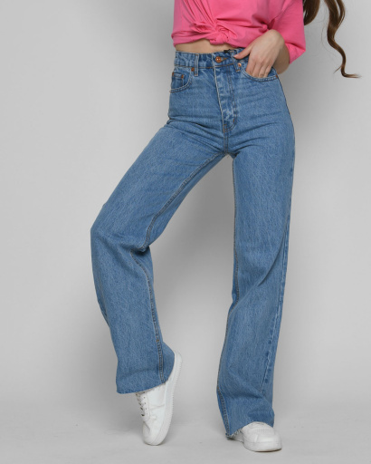 Синие джинсы эспаньолы 55111, Цвет: Синий, Размер: 29, изображение 5