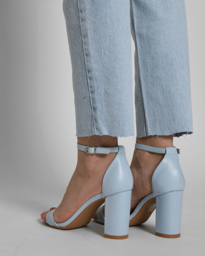 Женские голубые джинсы 55114, Цвет: Голубой, Размер: 27, изображение 5