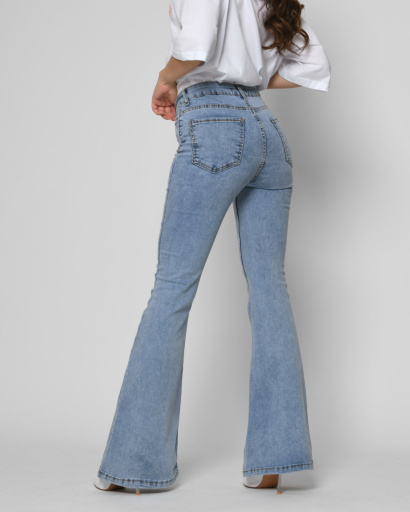 Женские голубые джинсы Эспаньйоли 55116, Цвет: Голубой, Размер: 27, изображение 3