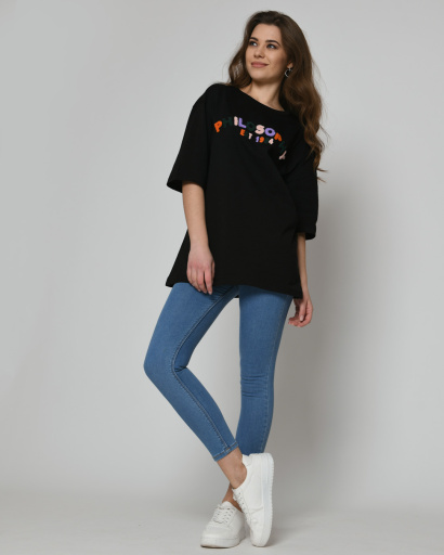 Синие джинсы скинни 55119, Цвет: Синий, Размер: 26, изображение 3