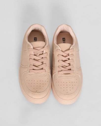 Легкі кеди кольору пуда 45085, Колір: Пудровий, Розмір: 37, зображення 2